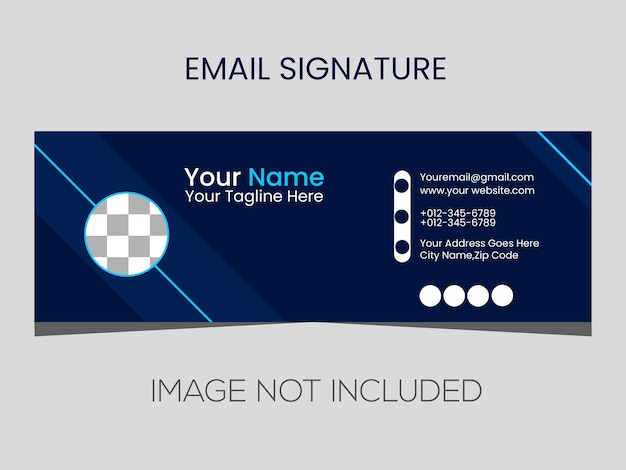 Créer un modèle de signature par courrier électronique