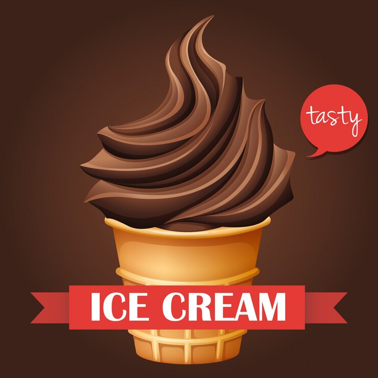 Vecteur crème glacée