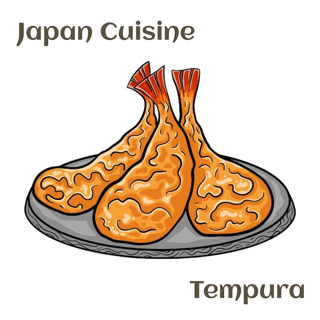 Crevettes savoureuses en tempura avec sauce sur fond blanc