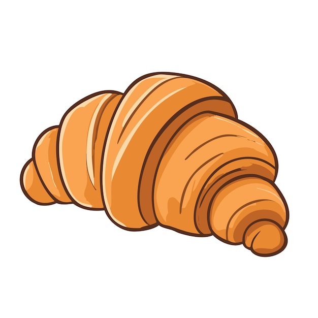 Le croissant vectoriel