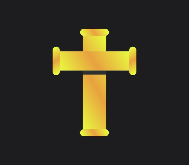 Croix religieuse illustrée