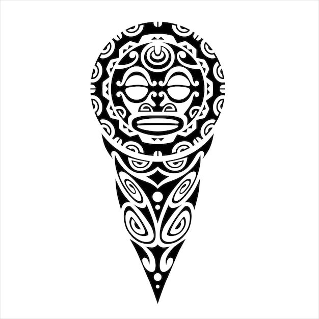 Croquis De Tatouage Style Maori Pour La Jambe Ou L'épaule