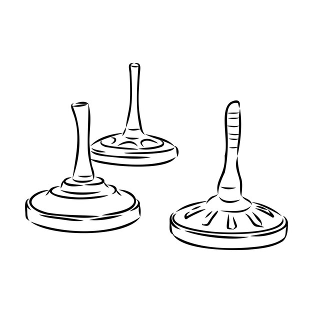 Croquis Vectoriel De Sport De Curling Bavarois équipement De Curling Illustration De Caniche Isolée Sur Fond Blanc élément Vectoriel Des Sports De Glace D'hiver