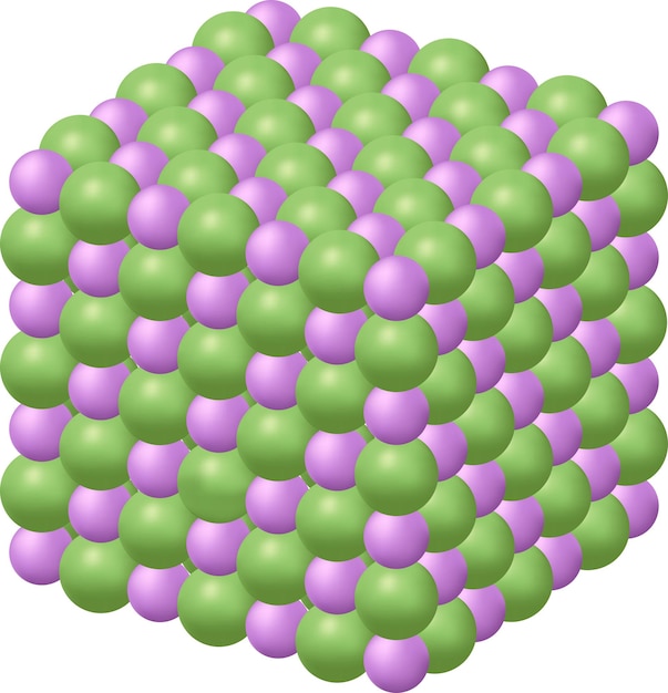 Vecteur un cube vert et violet avec le chiffre 10 dessus.