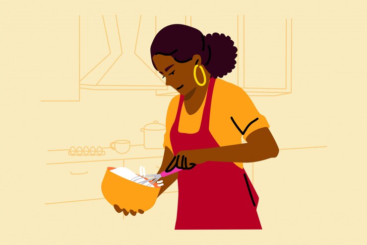 Cuisine, pâtisserie, passe-temps, nourriture, concept de préparation