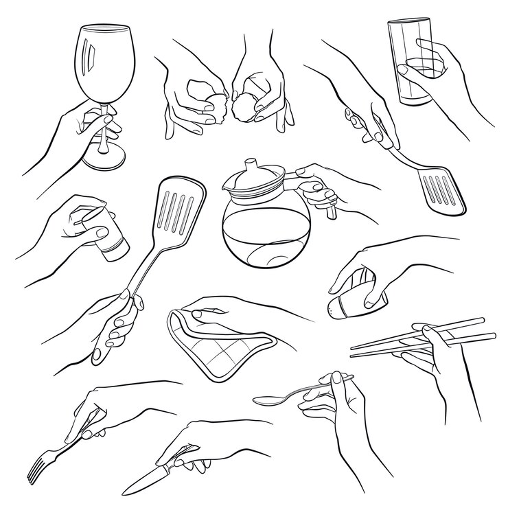 Cuisson des mains