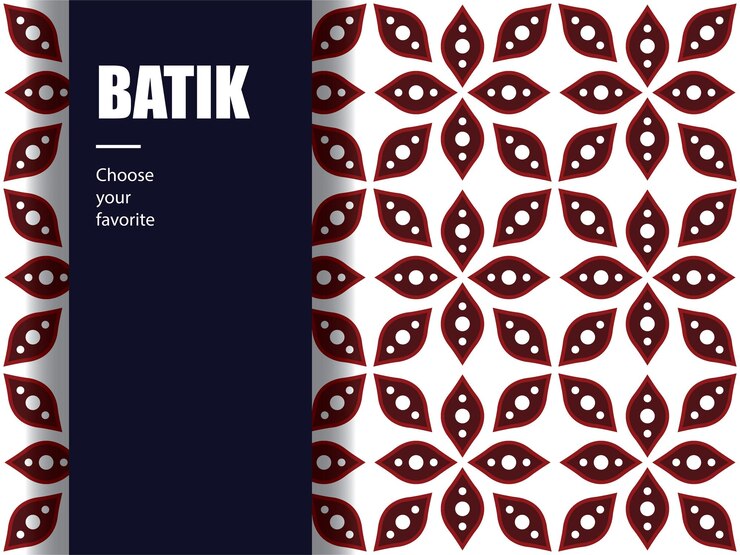 Vecteur culture indonésienne batik traditionnel sans couture tissu à motif ethnique mode textile ornement imprimé
