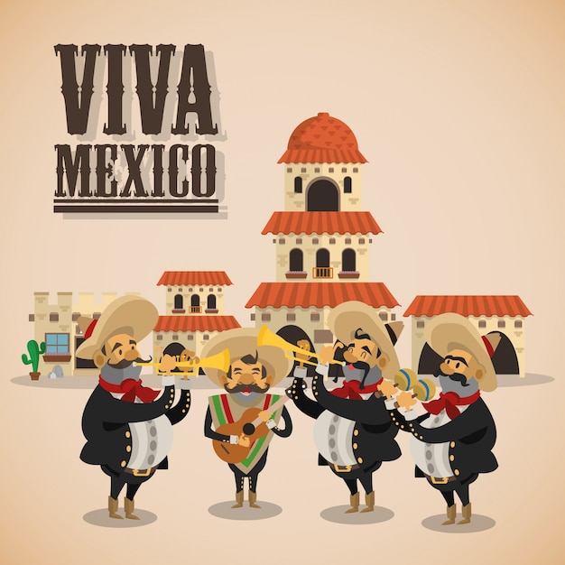 Vecteur culture mexicaine