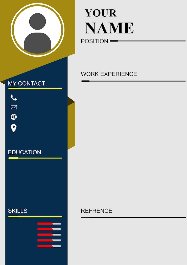 Vecteur le curriculum vitae