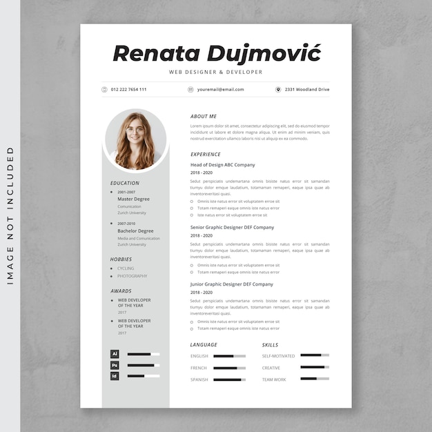 CV élégant