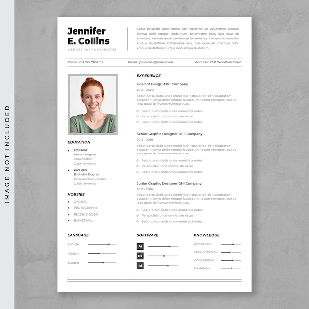 CV professionnel CV