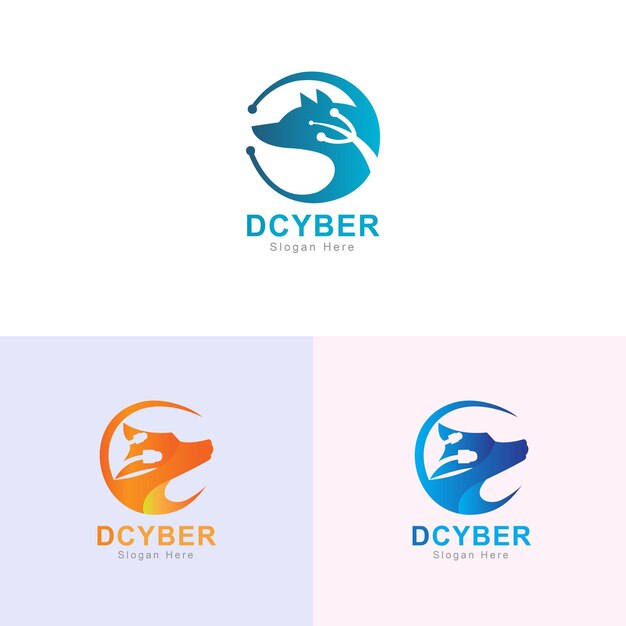 Vecteur cyber-logo