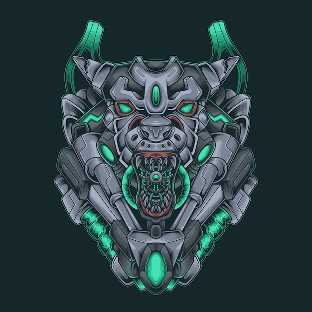 Cyberpunk Monstre Tigre