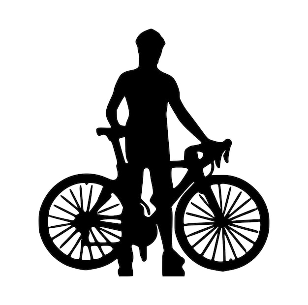 Vecteur cycliste abstrait vectoriel sur une piste de course à partir d'éclaboussures d'athlètes de dessin colorés à l'aquarelle sur un vélo