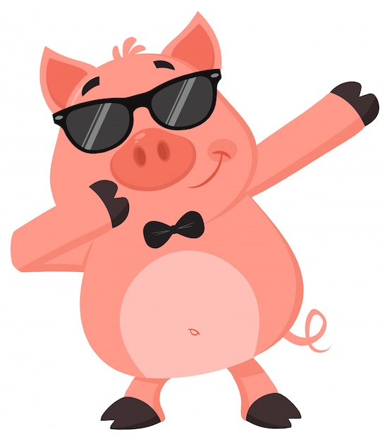 Dabbing De Porc Drôle