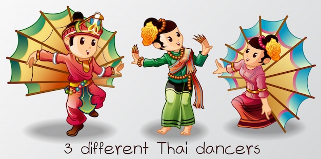 Danseurs thaïlandais