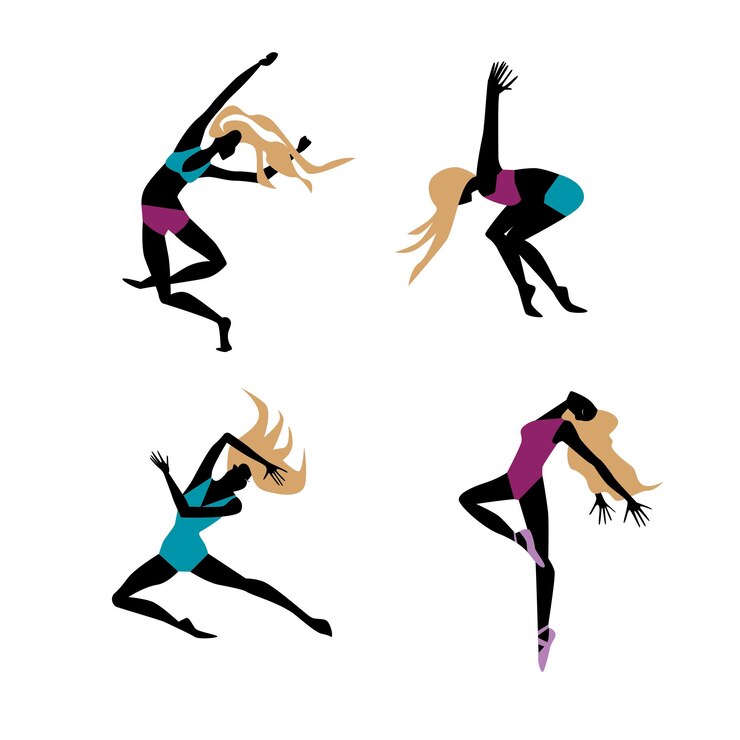 Vecteur danseuse de ballet