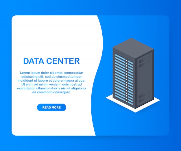 Data Center Cloud Connection Hosting Server Computer Information Database Synchronize Technology. .