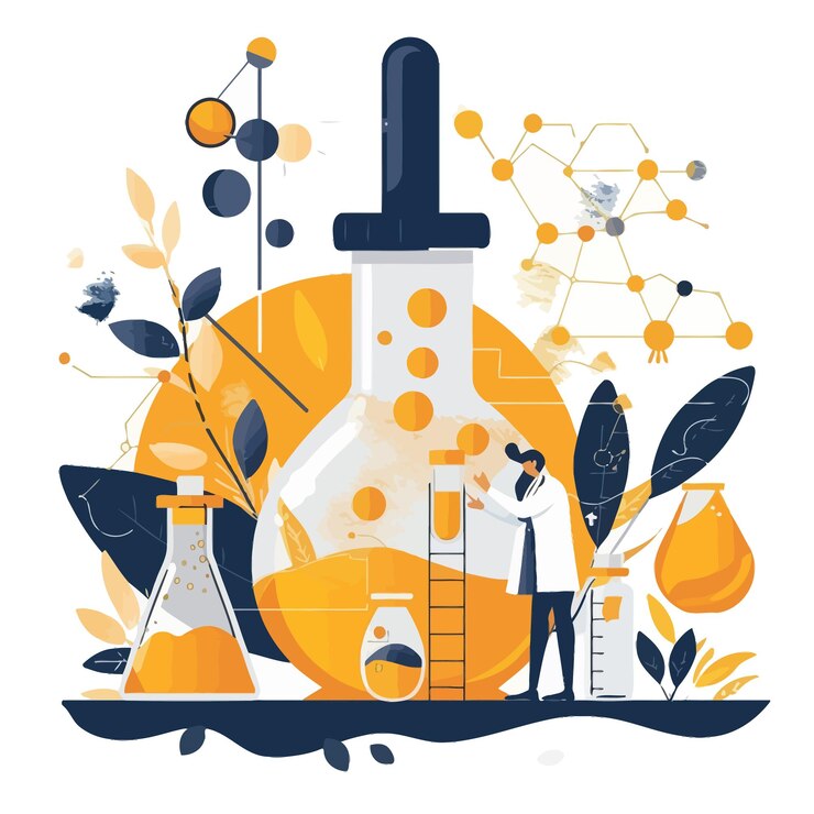 Vecteur data_science_vector_illustration (science des données et illustration vectorielle)