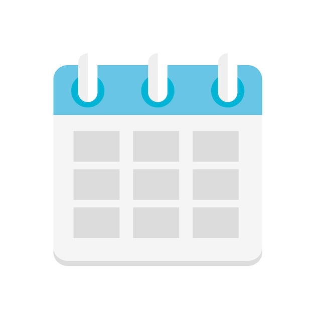 date du calendrier rendez-vous itinéraire icône d'illustration