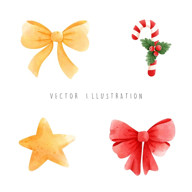 Décoration De Noël Vecteur Premium