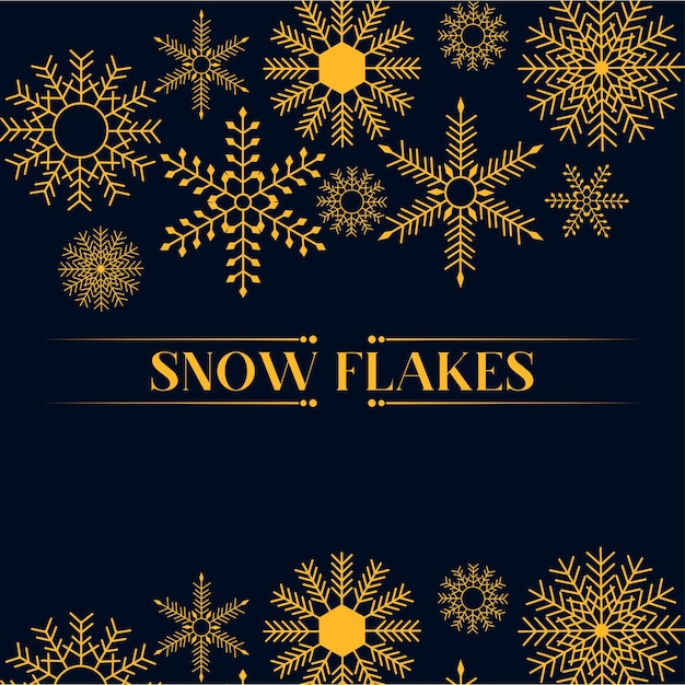 Décoration Snow Flake Vecteurs Art Stock