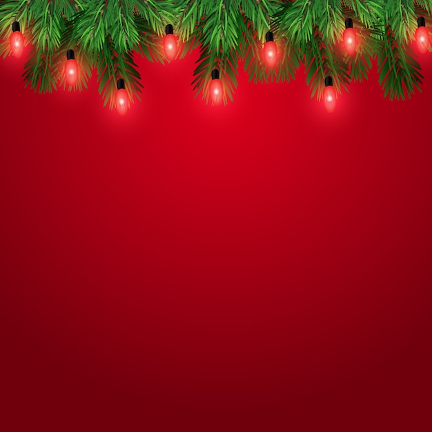 Décorations de Noël avec des branches de sapin