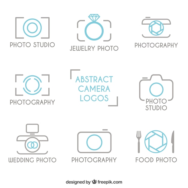 Vecteur décrites photographie logos