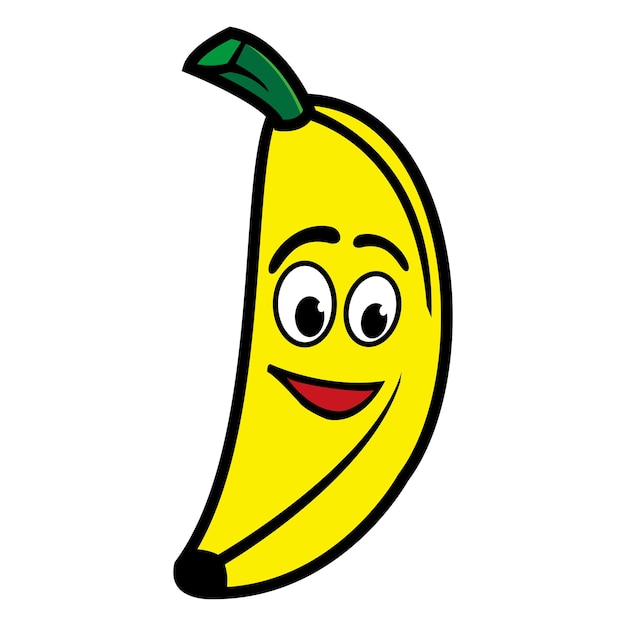 Définir La Collection De Personnage De Conception De Mascotte Banane Mignon Isolé Sur Fond Blanc