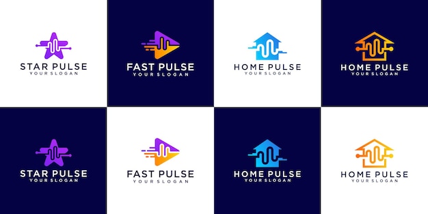 Définir Le Concept De Conceptions De Logo Pulse