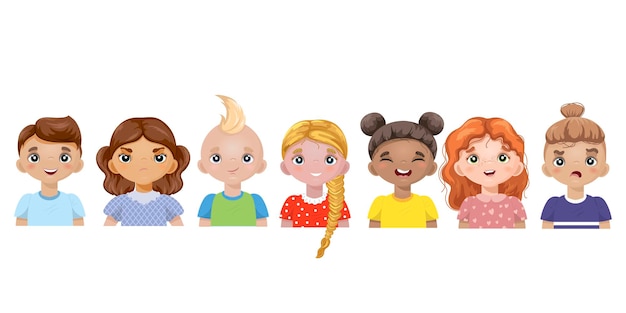 Définir les différentes émotions de l'avatar des enfants
