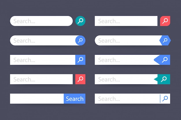 Définir L'élément De Barre De Recherche, Ensemble De Modèles D'interface Utilisateur Des Zones De Recherche