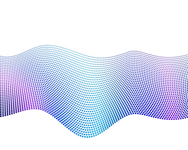 Définir des éléments de conception Motif de points demi-teintes sur fond blanc Illustration vectorielle eps 10 cadre avec des points aléatoires abstraits noirs pour la page de couverture grunge de thème de données volumineuses de technologie sur hitech IT