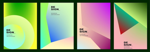 Définir le gradient d'arrière-plan pour la conception de modèles d'affiches, de brochures, etc.