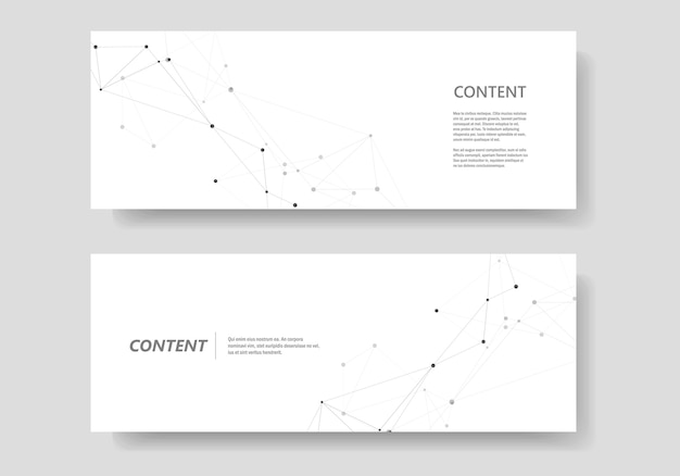 Définir un modèle de bannière horizontale avec connect