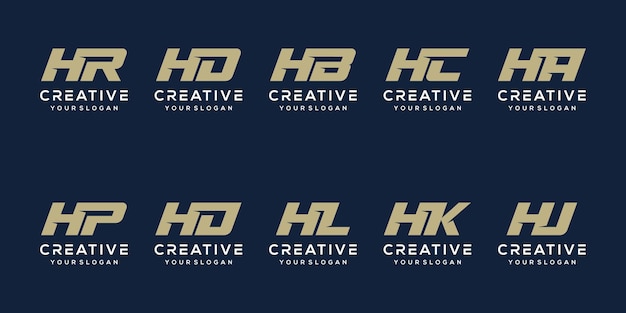 Définir Le Modèle De Logo Lettre H