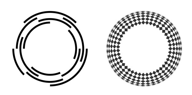 Définir Le Symbole Des éléments De Conception Icône Modifiable Cercles De Demi-teintes Motif De Points De Demi-teintes Sur Fond Blanc Illustration Vectorielle Eps 10 Cadre Avec Couleurs Abstraites Points Aléatoires Pour La Technologie Big Data