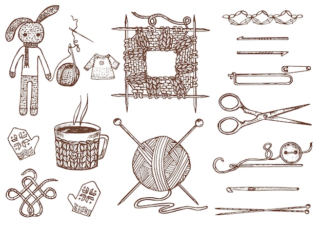 Crochet épais de bonne qualité, outils de couture, accessoires de tricot