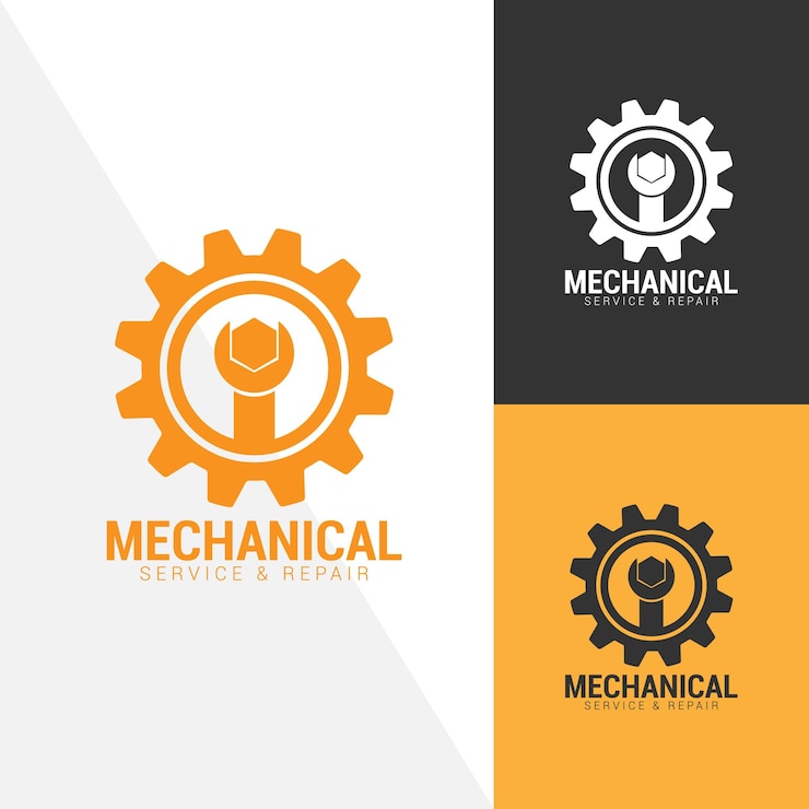 Vecteur définition du logo du vecteur d'icône gear