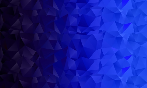 Dégradé de fond dégradé bleu low poly