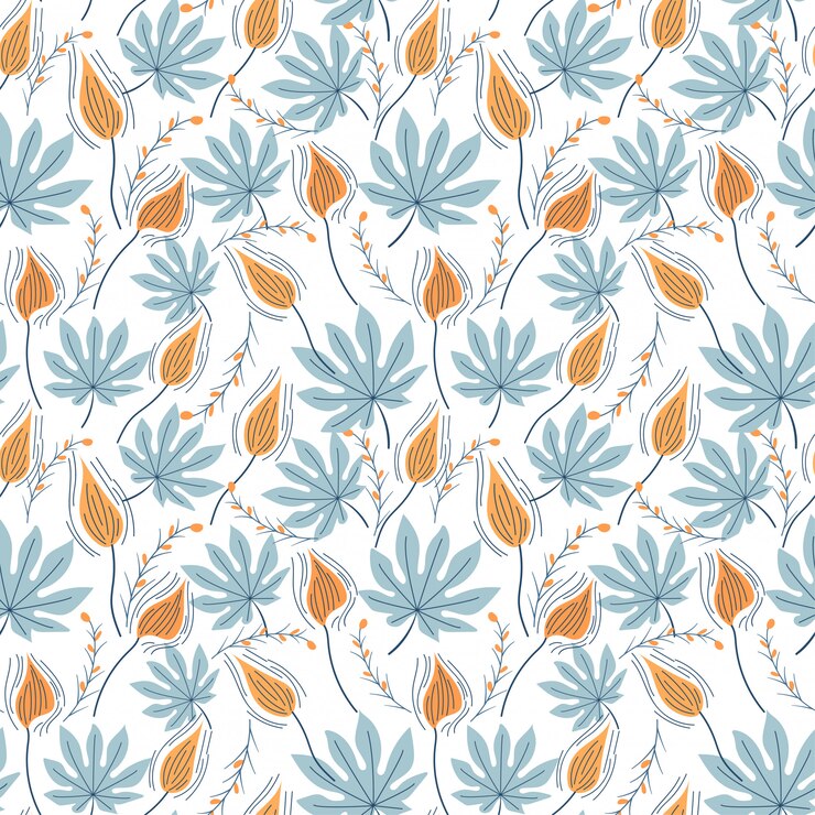 Délicat modèle sans couture avec des feuilles tropicales