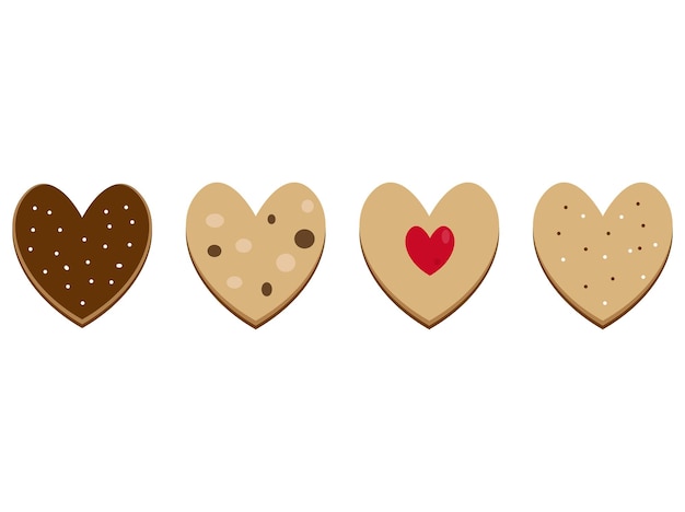 Délicieux Biscuits De Différentes Formes Et Avec Différentes Saveurs