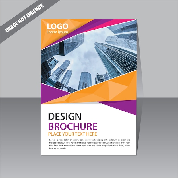 Dépliant Brochure Couverture Rapport Annuel Modèle Métier