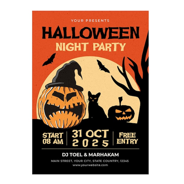 Dépliant d'Halloween