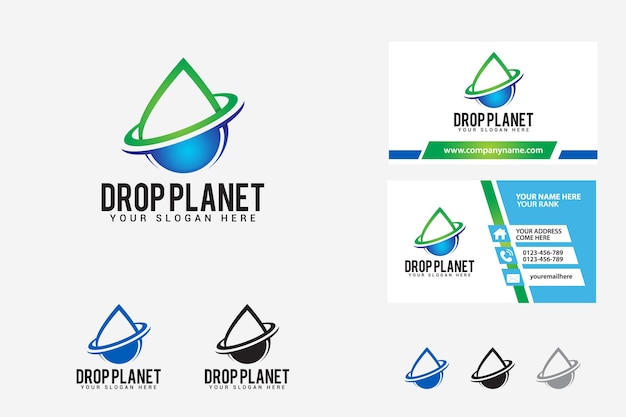 Déposer Le Modèle De Conception De Logo De Planète