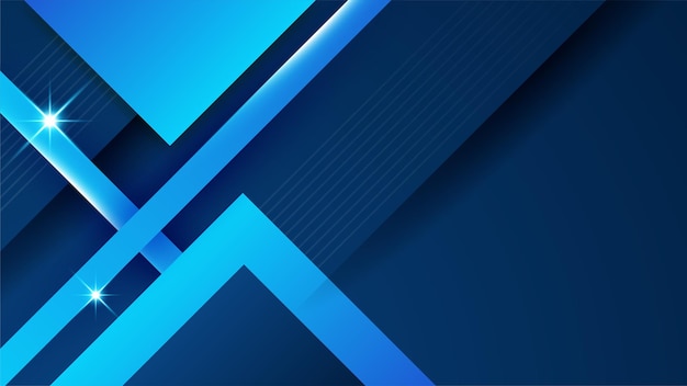 Design abstrait avec fond géométrique bleu Arrière-plan de bannière bleue Vector design graphique abstrait modèle d'arrière-plan de banner