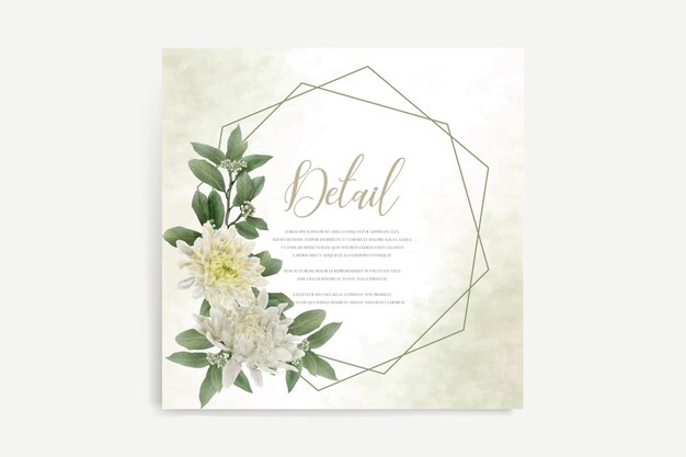 Design Aquarelle Floral