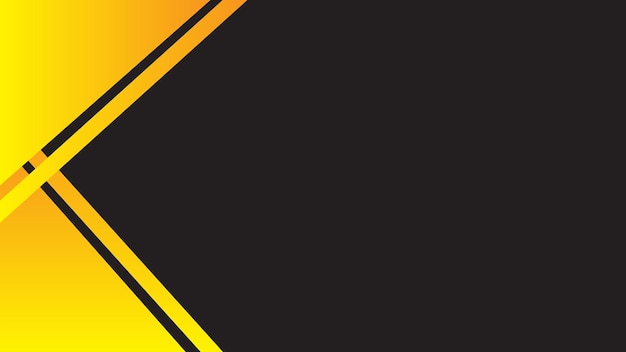 Design d'arrière-plan abstrait avec un style moderne arrière-plan abstrait avec des couleurs jaunes et noires