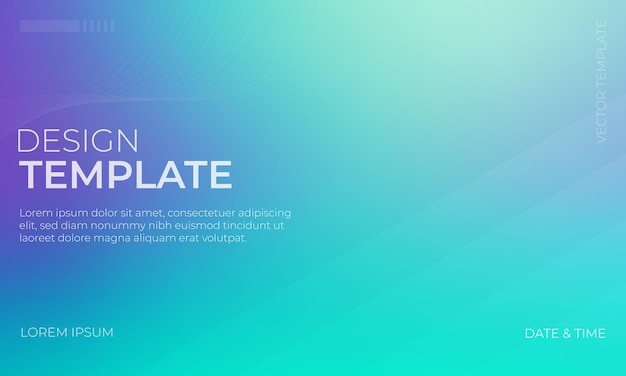 Design d'arrière-plan avec un gradient de lavande vert cyan vibrant