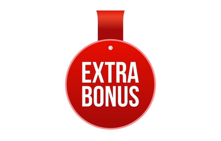 Vecteur design de bannière bonus supplémentaire icône bonus supplémentaire illustration vectorielle de style plat
